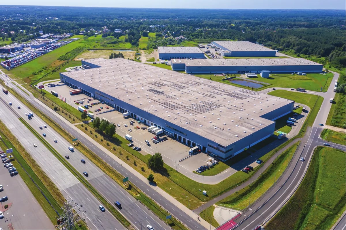 NAVIX warehouse beside a freight route